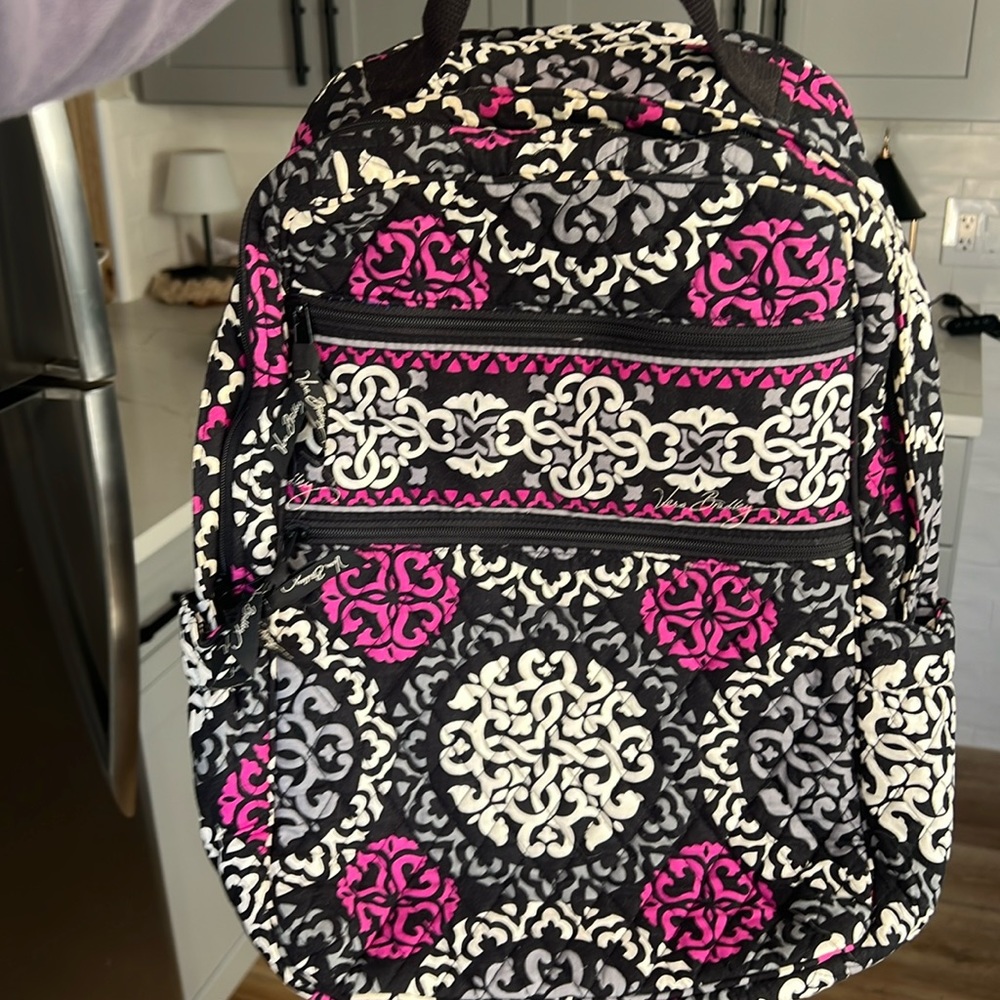Vera Bradley Tech Backpack Canterberry Magenta (Large)